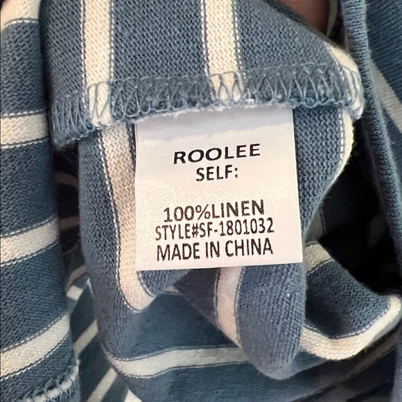 Roolee Linen Stripped Top - Picture 6 of 6